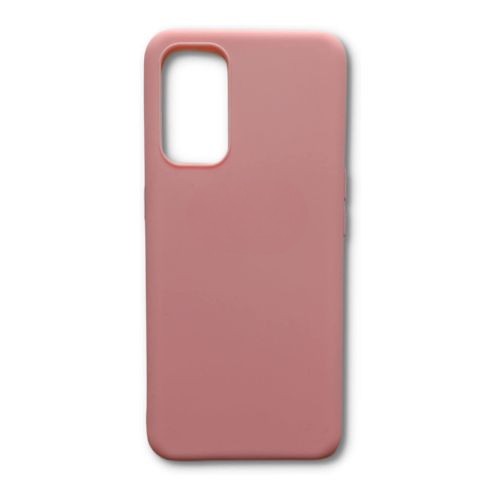 StraTG Pink Silicon Cover for Oppo Reno 5 4G / Reno 5 5G - Slim and Protective Smartphone Case 