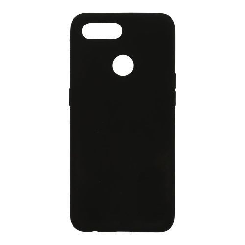 StraTG Black Silicon Cover for Oppo F9 / F9 Pro / Oppo A7x / Realme U1 / Realme 2 Pro - Slim and Protective Smartphone Case 