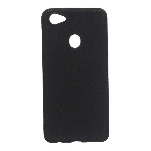 StraTG Black Silicon Cover for Oppo F7 - Slim and Protective Smartphone Case 