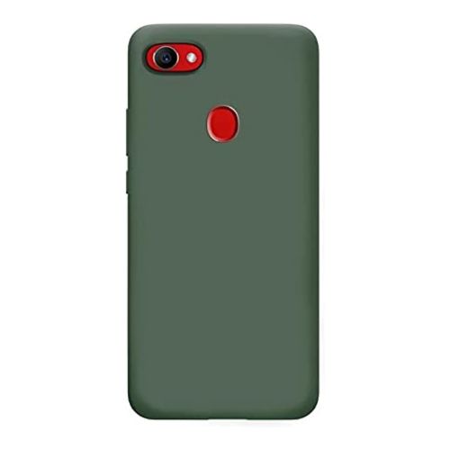 StraTG Green Silicon Cover for Oppo F7 - Slim and Protective Smartphone Case 