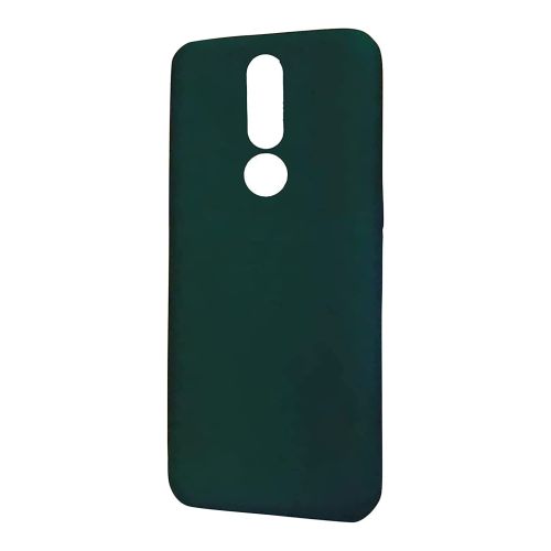 StraTG Green Silicon Cover for Oppo F11 Pro - Slim and Protective Smartphone Case 