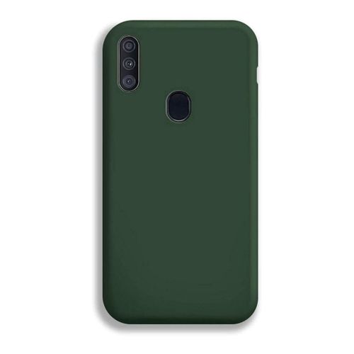 StraTG Dark Green Silicon Cover for Oppo A31 - Slim and Protective Smartphone Case 