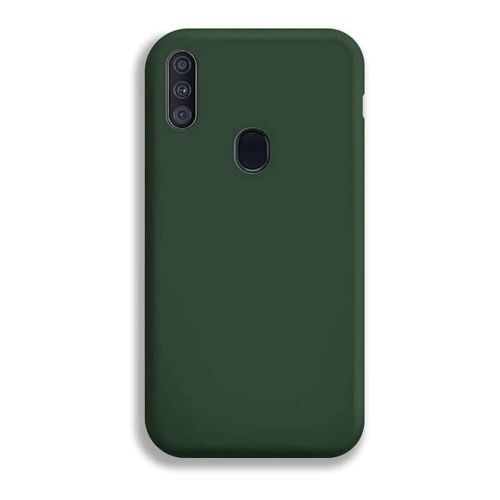 StraTG Dark Green Silicon Cover for Oppo A31 - Slim and Protective Smartphone Case 