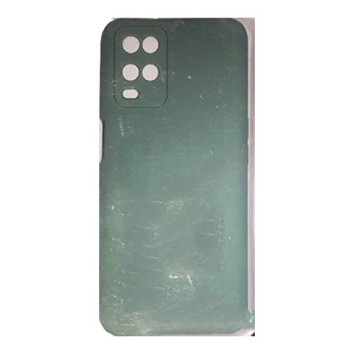 StraTG Green Silicon Cover for Oppo A54 - Slim and Protective Smartphone Case with Camera Protection