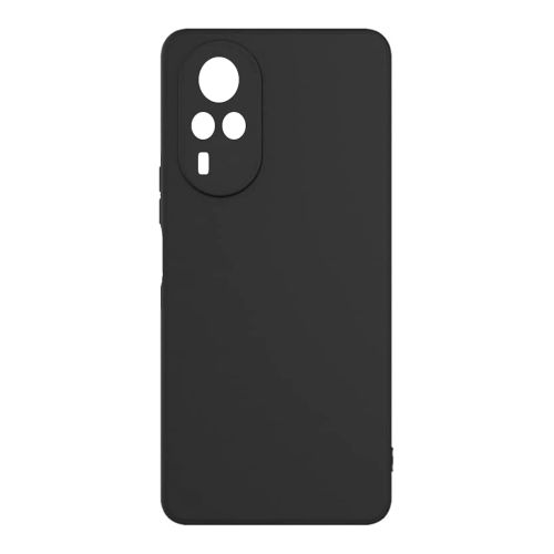 StraTG Black Silicon Cover for Vivo Y51 (2020) / Y51a (2021) / Y53s 4G (2021) / Y31 (2021) - Slim and Protective Smartphone Case with Camera Protection