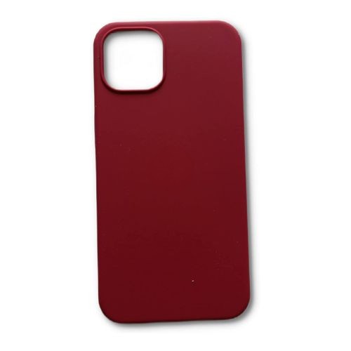 StraTG Red Silicon Cover for iPhone 13 - Slim and Protective Smartphone Case [Feature]