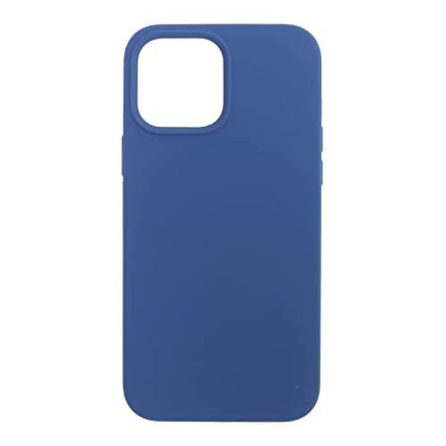 StraTG Blue Silicon Cover for iPhone 13 Pro Max - Slim and Protective Smartphone Case 