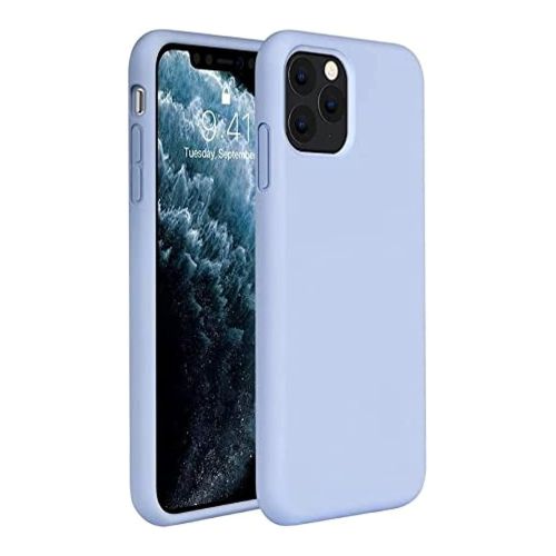 StraTG Light Blue Silicon Cover for iPhone 11 Pro Max - Slim and Protective Smartphone Case 