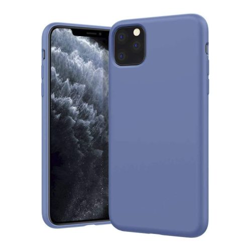 StraTG Blue Silicon Cover for iPhone 11 Pro - Slim and Protective Smartphone Case 