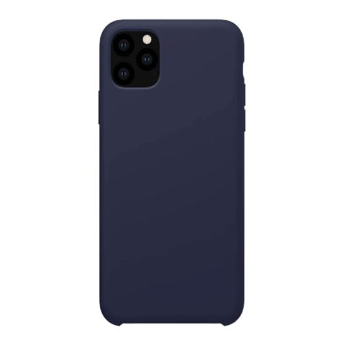 StraTG Dark Blue Silicon Cover for iPhone 11 Pro - Slim and Protective Smartphone Case 