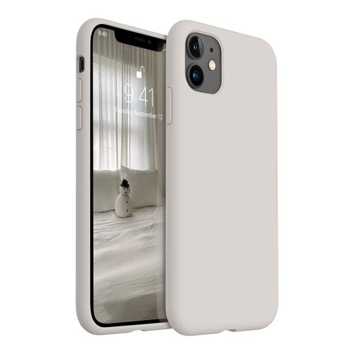 StraTG Stone Silicon Cover for iPhone 11 Pro - Slim and Protective Smartphone Case 