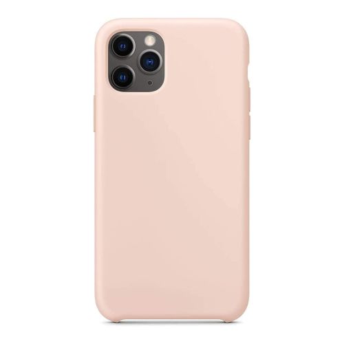 StraTG Light Pink Silicon Cover for iPhone 11 - Slim and Protective Smartphone Case 