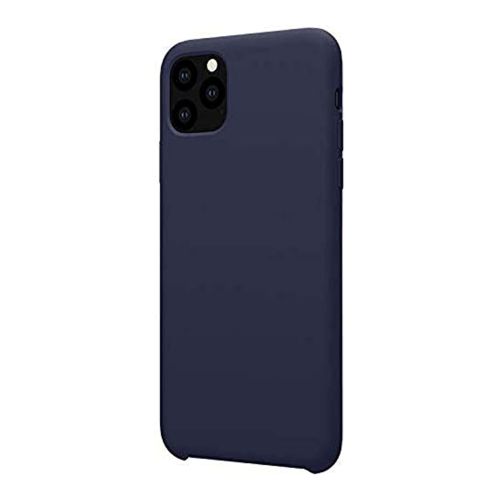 StraTG Navy Blue Silicon Cover for iPhone 11 - Slim and Protective Smartphone Case 
