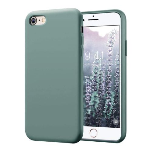 StraTG Green Silicon Cover for iPhone 6 Plus / 6S Plus - Slim and Protective Smartphone Case 