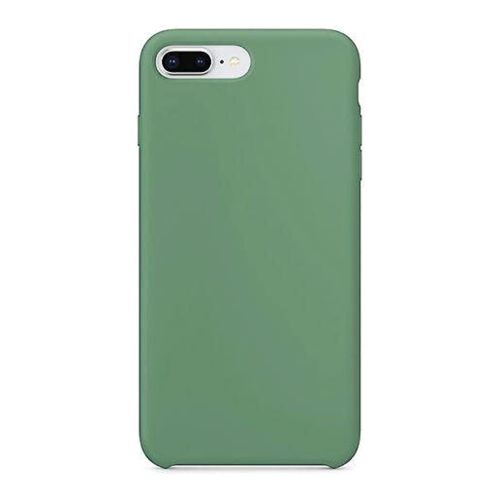 StraTG Green Silicon Cover for iPhone 7 Plus / 8 Plus - Slim and Protective Smartphone Case 