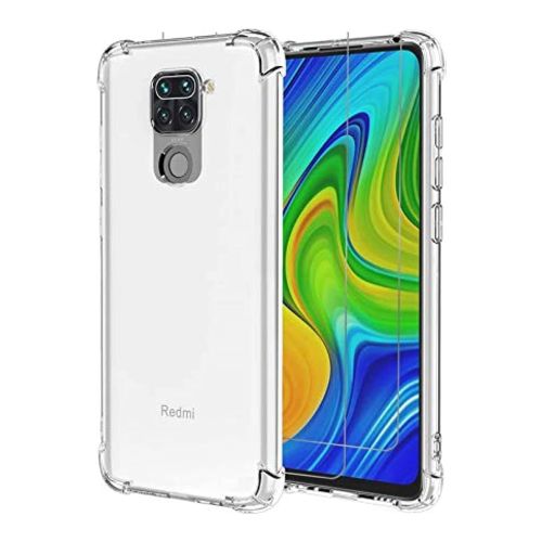 StraTG Gorilla Transparent Cover for Xiaomi Redmi Note 9 - Durable and Clear Smartphone Case 