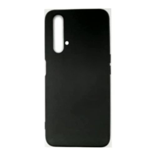 StraTG Black Silicon Cover for Realme X3 - Slim and Protective Smartphone Case 