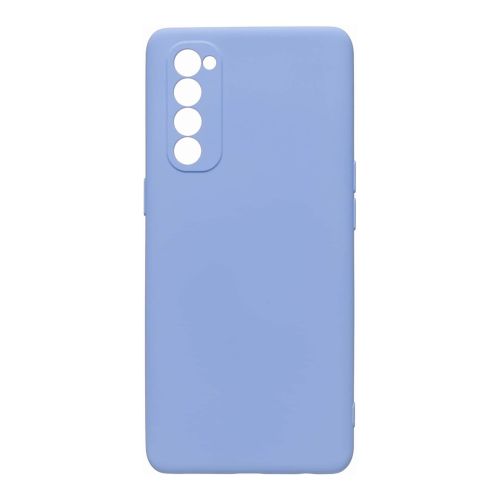 StraTG Light Blue Silicon Cover for Oppo Reno 4 Pro 4G - Slim and Protective Smartphone Case 