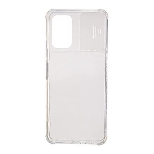 StraTG Gorilla Transparent Cover for infinix Note 8 - Durable and Clear Smartphone Case with Slide Camera Protection