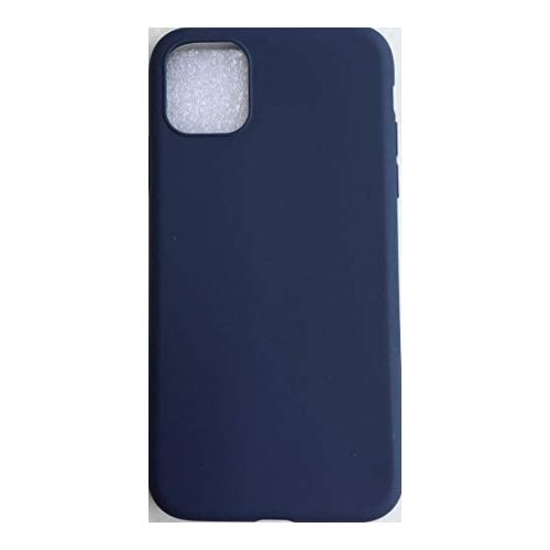StraTG Navy Blue Silicon Cover for iPhone 11 Pro - Slim and Protective Smartphone Case 