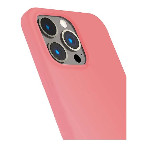 StraTG Pink Silicon Cover for iPhone 12 / 12 Pro - Slim and Protective Smartphone Case [Feature]