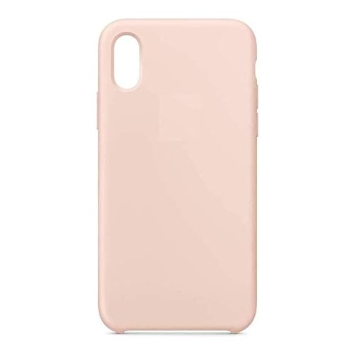 StraTG Light Pink Silicon Cover for iPhone X / XS - Slim and Protective Smartphone Case 