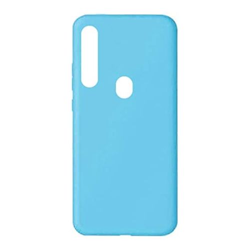 StraTG Turquoise Silicon Cover for Samsung A20s - Slim and Protective Smartphone Case 