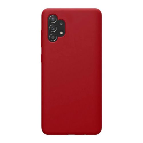 StraTG Red Silicon Cover for Samsung A32 4G - Slim and Protective Smartphone Case 