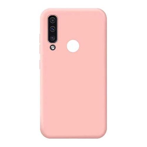 StraTG Light Pink Silicon Cover for Samsung A20s - Slim and Protective Smartphone Case 