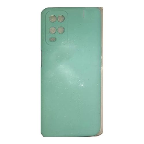 StraTG Turquoise Silicon Cover for Oppo A54 - Slim and Protective Smartphone Case with Camera Protection