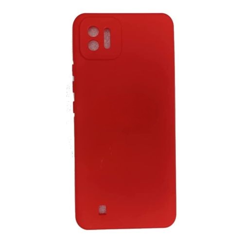 StraTG Red Silicon Cover for Realme C11 2021 / C20 / C20A - Slim and Protective Smartphone Case with Camera Protection