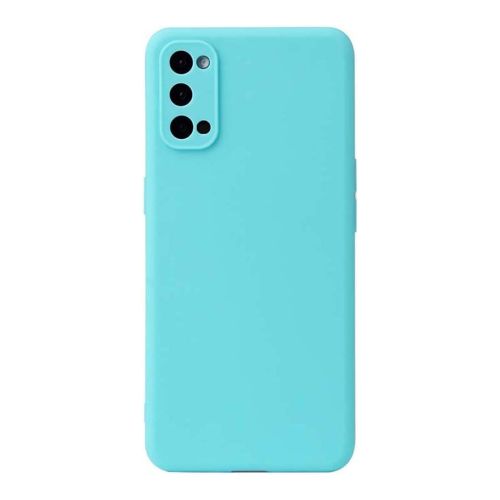 StraTG Turquoise Silicon Cover for Oppo Reno 5 4G / Reno 5 5G - Slim and Protective Smartphone Case with Camera Protection