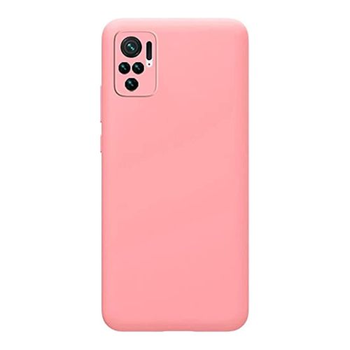 ستراتيجى جراب حماية سيليكون بينك للمحمول Xiaomi Redmi Note 10 / Note 10s مع حماية للكاميرا