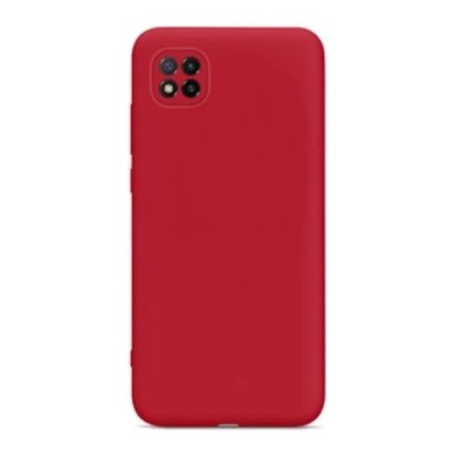 StraTG Red Silicon Cover for Xiaomi Redmi 9C - Slim and Protective Smartphone Case with Camera Protection