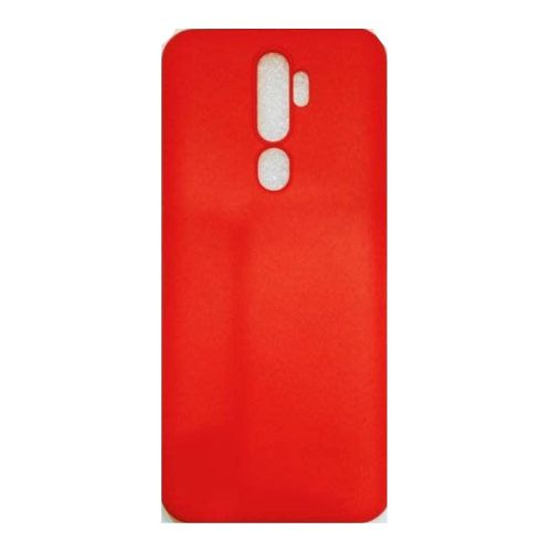 StraTG Red Silicon Cover for Xiaomi Redmi Note 8 Pro - Slim and Protective Smartphone Case 