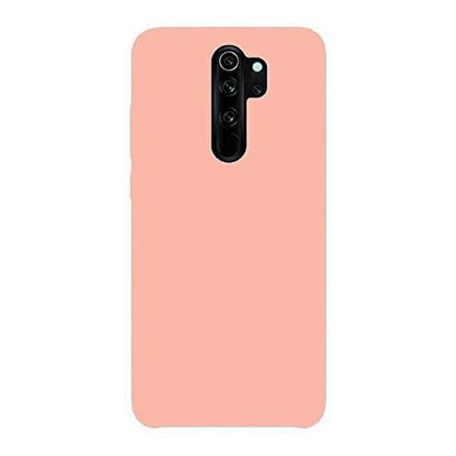 StraTG Light Pink Silicon Cover for Xiaomi Redmi Note 8 Pro - Slim and Protective Smartphone Case 