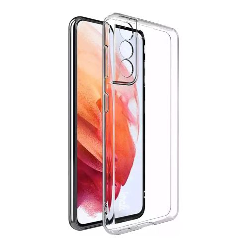 StraTG Transparent Silicon Cover for Samsung S22 Plus - Slim and Protective Smartphone Case 