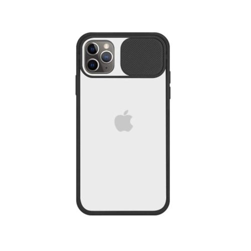 ستراتيجى جراب حماية وواقى كاميرا بينك وشفاف للمحمول iPhone 11 Pro Max