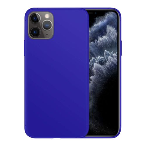 StraTG Royal Blue Silicon Cover for iPhone 11 Pro - Slim and Protective Smartphone Case 