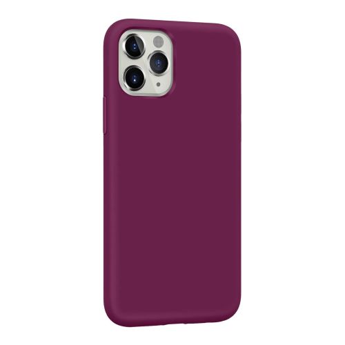 StraTG Bright Purple Silicon Cover for iPhone 11 Pro - Slim and Protective Smartphone Case 