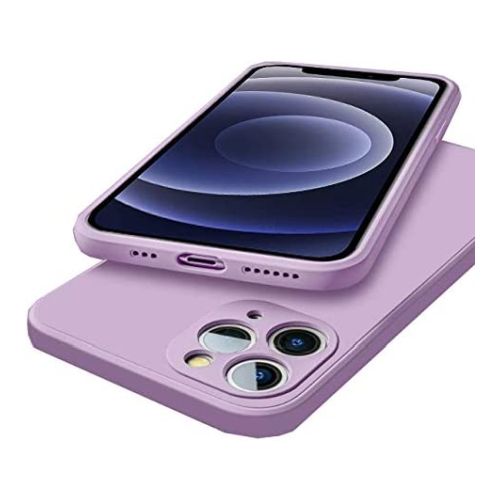 StraTG Light Purple Silicon Cover for iPhone 11 Pro - Slim and Protective Smartphone Case with Camera Protection
