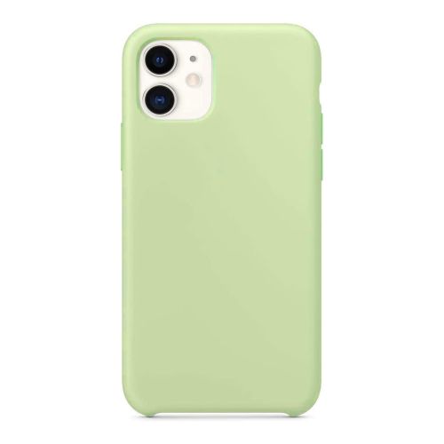 StraTG Mint Green Silicon Cover for iPhone 11 - Slim and Protective Smartphone Case 