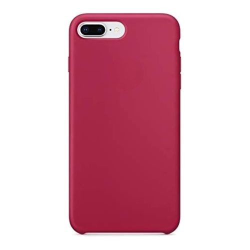 StraTG Fuchsia Silicon Cover for iPhone 7 Plus / 8 Plus - Slim and Protective Smartphone Case 