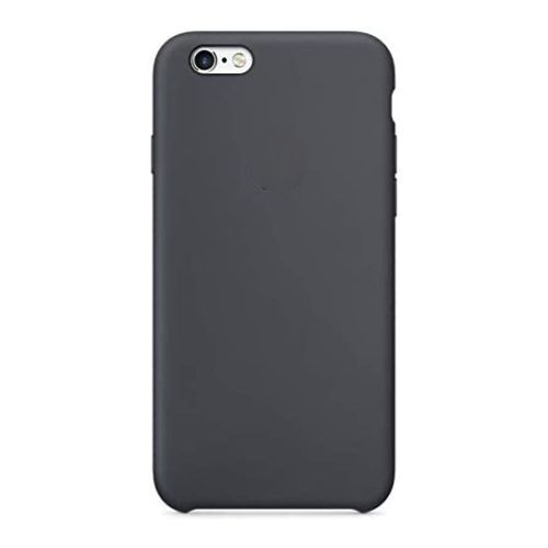 StraTG Dark Grey Silicon Cover for iPhone 6 Plus / 6S Plus - Slim and Protective Smartphone Case 