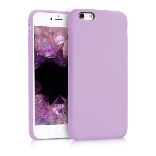 StraTG Light Purple Silicon Cover for iPhone 6 Plus / 6S Plus - Slim and Protective Smartphone Case 