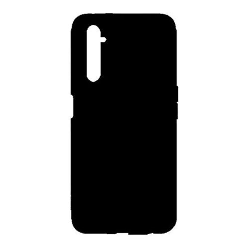 StraTG Black Silicon Cover for Oppo Realme 6 / Realme 6S - Slim and Protective Smartphone Case 