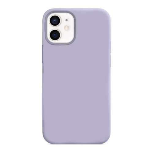 StraTG Light Purple Silicon Cover for iPhone 12 / 12 Pro - Slim and Protective Smartphone Case 