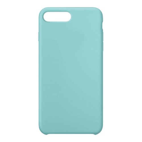 StraTG Turquoise Silicon Cover for iPhone 7 Plus / 8 Plus - Slim and Protective Smartphone Case 