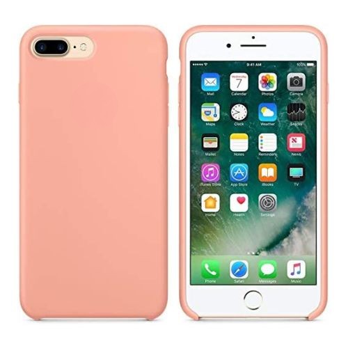 StraTG Light Pink Silicon Cover for iPhone 7 / 8 / SE 2020 / SE 2022 - Slim and Protective Smartphone Case 