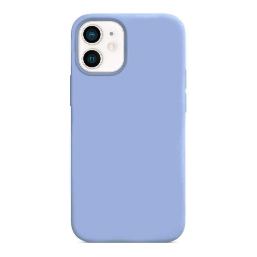 StraTG Light Blue Silicon Cover for iPhone 12 / 12 Pro - Slim and Protective Smartphone Case 